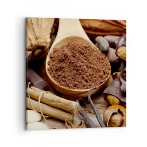 Bild auf Leinwand - Leinwandbild - Die Beste gegen Sorgen - 70x70 cm