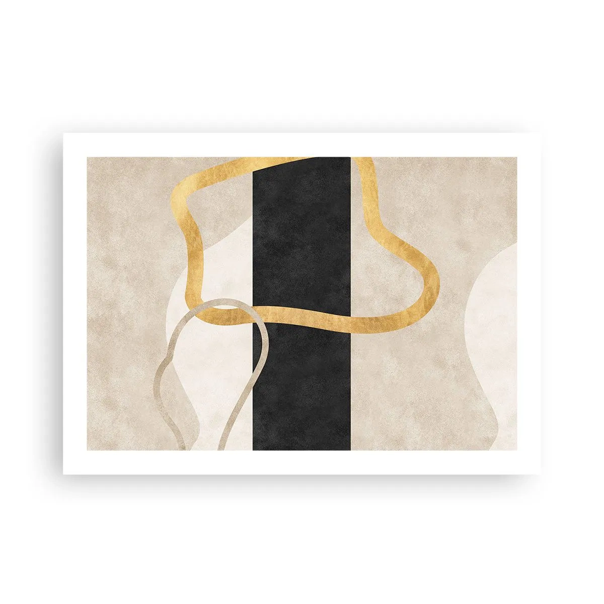 Poster - Schleifenformen - 70x50 cm