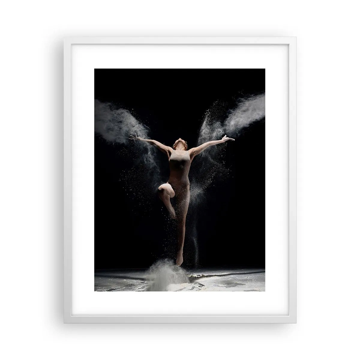 Poster in einem weißen Rahmen - Elfen existieren - 40x50 cm