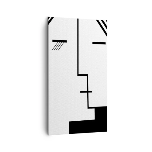 Bild auf Leinwand - Leinwandbild - Einfach ein Kuss - 45x80 cm