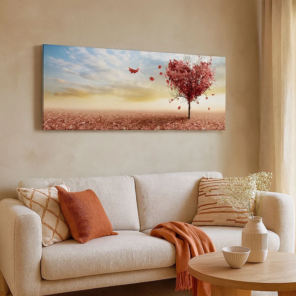 Bild auf Leinwand - Leinwandbild - Verliebe dich auch - 100x40 cm