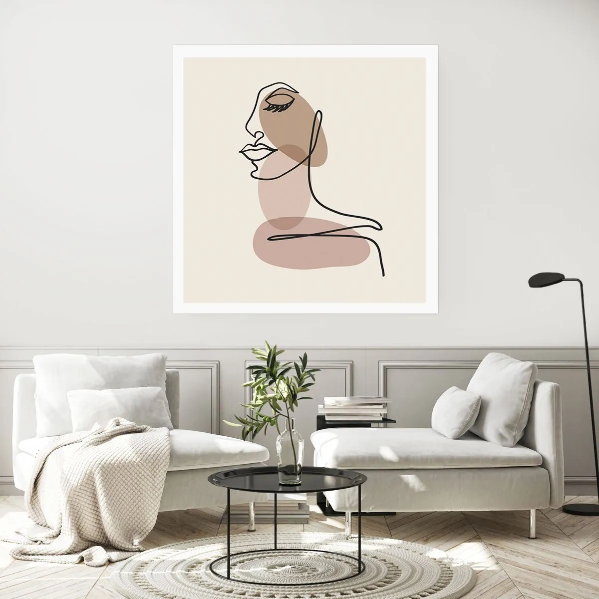 Poster - Sich selbst zugehört - 50x50 cm