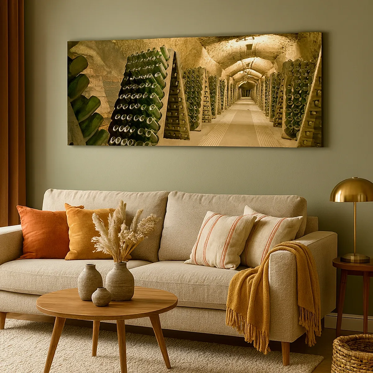 Bild auf Leinwand - Leinwandbild - Die Geburt des Geschmacks - 30x30 cm