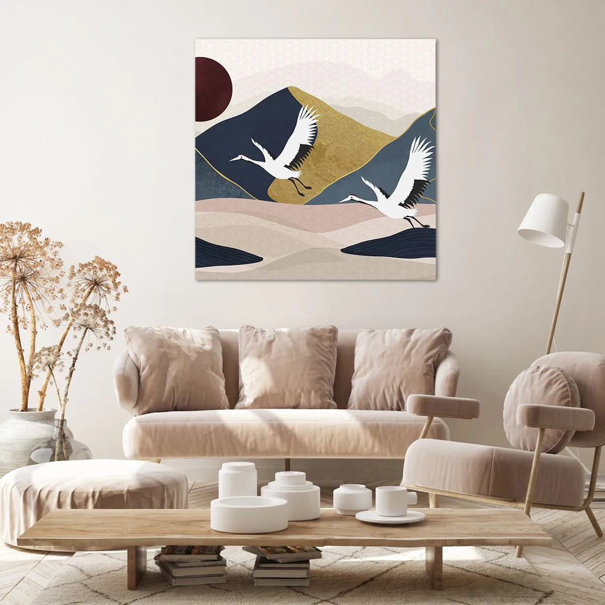 Bild auf Leinwand - Leinwandbild - Es ist wieder ein Tag VERFLOGEN - 50x50 cm