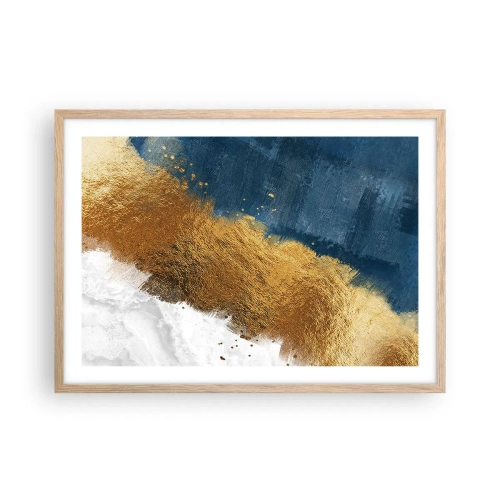 Poster in einem Rahmen aus heller Eiche - Farben des Sommers - 70x50 cm