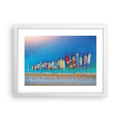 Poster in einem weißen Rahmen - Aus der Vogelperspektive - 40x30 cm