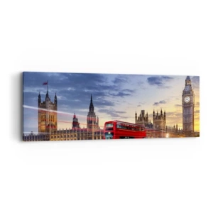 Bild auf Leinwand - Leinwandbild - Spezielle Charaktere - 90x30 cm