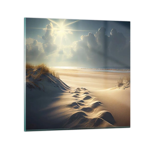Glasbild - Bild auf glas - Beruhigende Landschaft - 40x40 cm