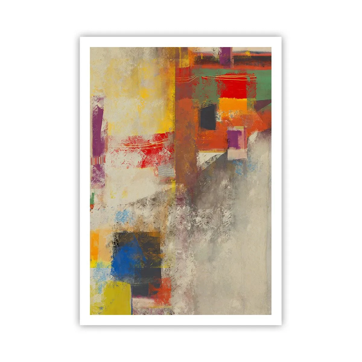 Poster - Geometrie der Farben - 70x100 cm