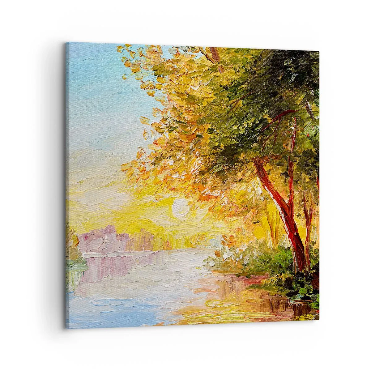 Bild auf Leinwand - Leinwandbild - Et in Arcadia ego - 50x50 cm