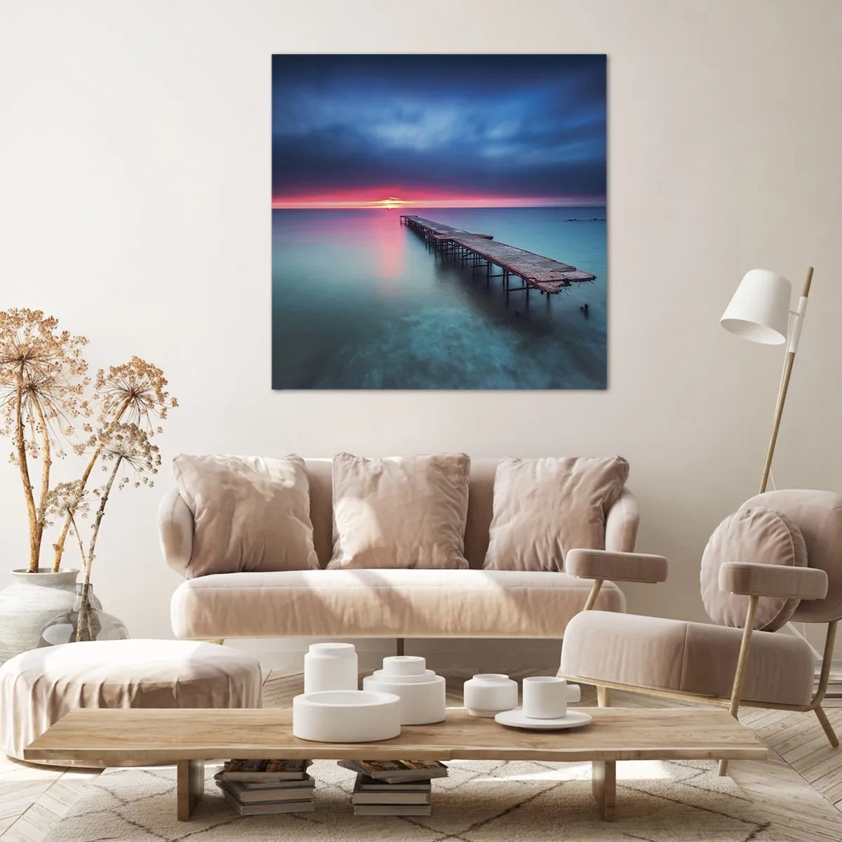 Bild auf Leinwand - Leinwandbild - Zwischen Himmel und Erde - 70x70 cm