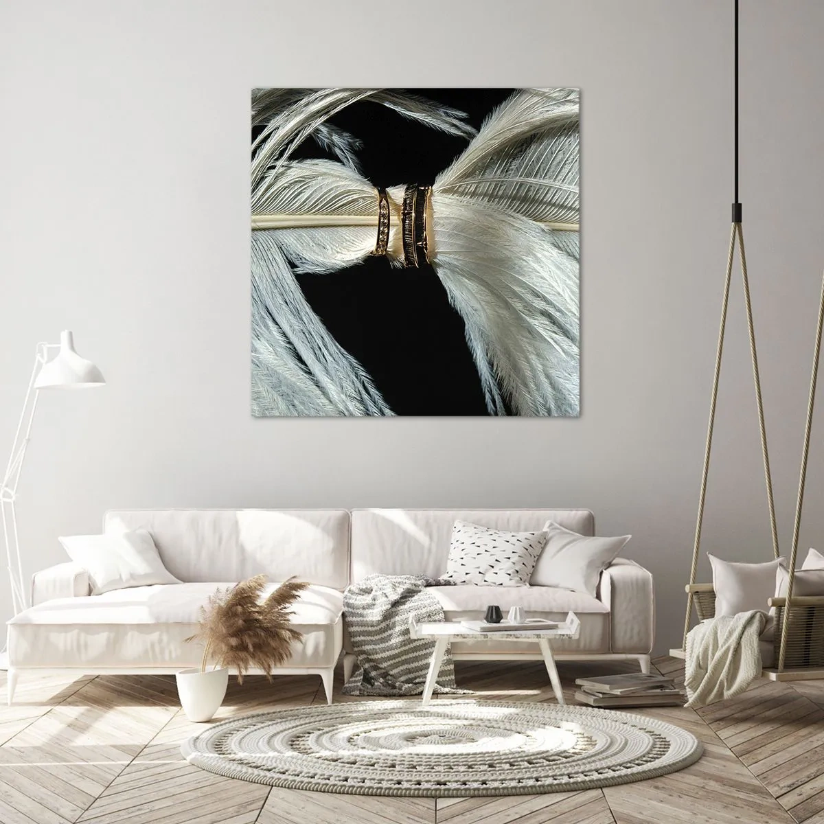 Bild auf Leinwand - Leinwandbild - ... und ich werde dich nicht verlassen ... - 50x50 cm