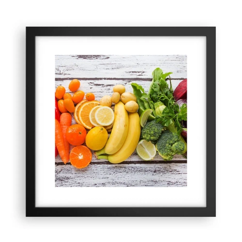 Poster in einem schwarzem Rahmen - Es ist nicht genug? - 30x30 cm