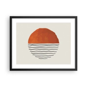 Poster in einem schwarzem Rahmen - Im japanischen Klima - 50x40 cm