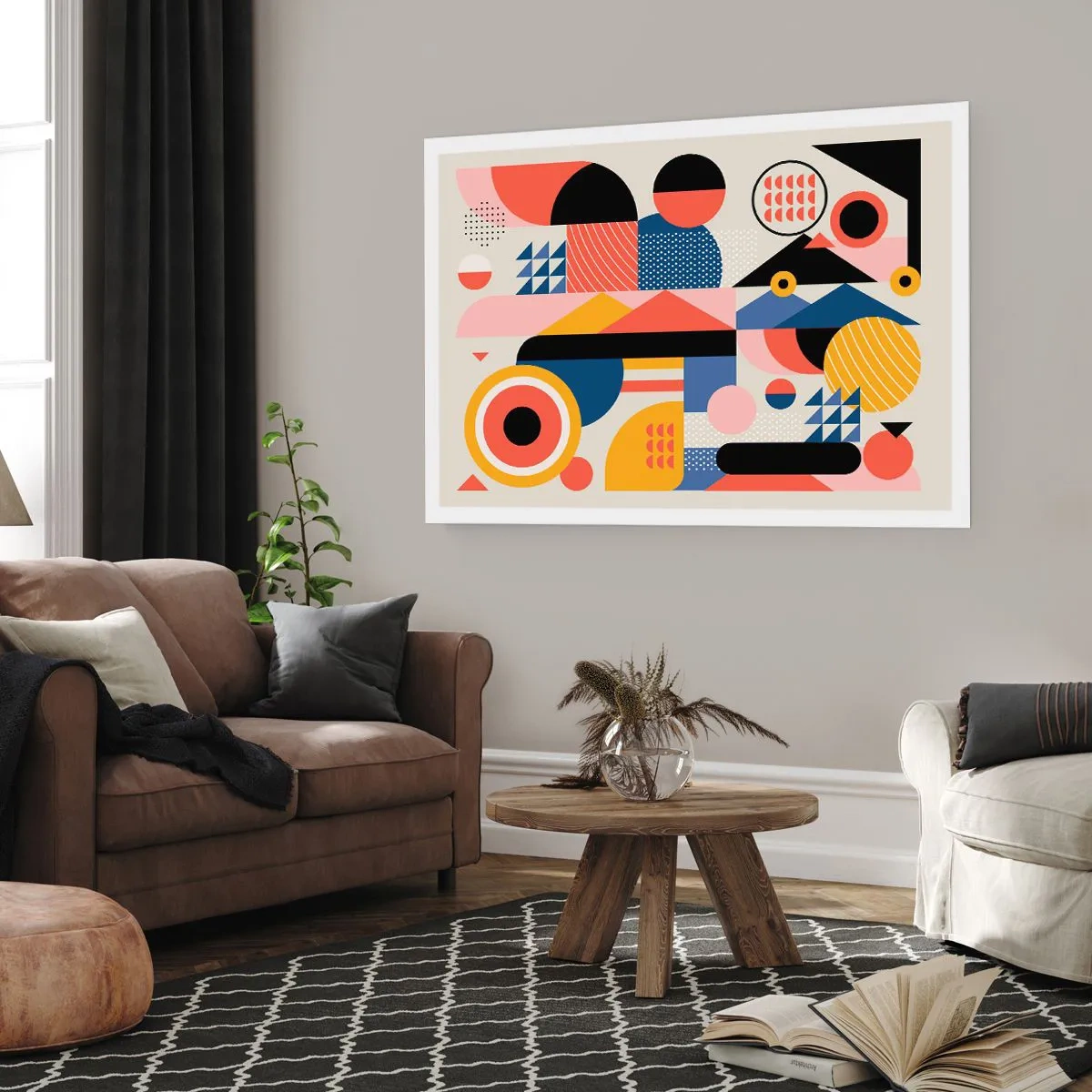 Poster - Komposition: Na, los, spiel! - 91x61 cm