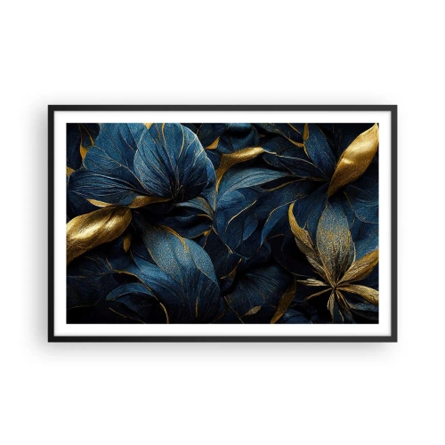 Poster in einem schwarzem Rahmen - Mit Gold gefüttert - 91x61 cm