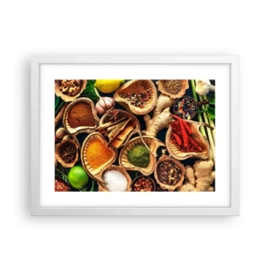 Poster in einem weißen Rahmen - Nimm was du willst - 40x30 cm