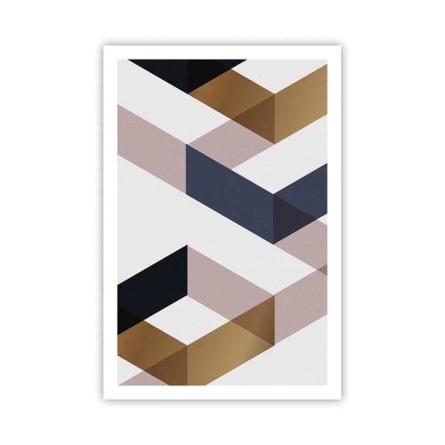 Poster - Ebenen und Winkel - 61x91 cm