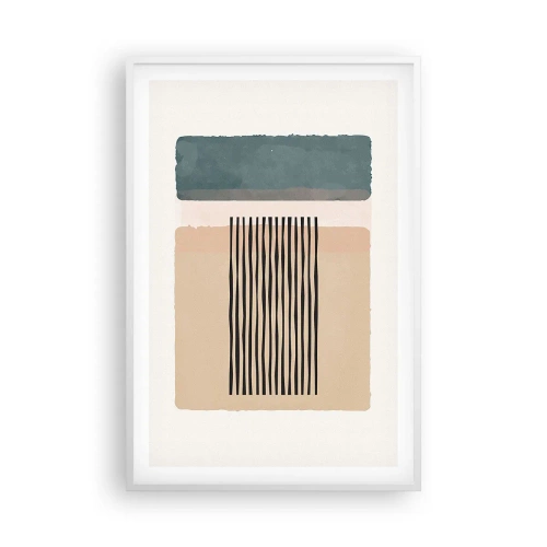 Poster in einem weißen Rahmen - Alles ist in Ordnung - 61x91 cm