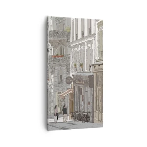 Bild auf Leinwand - Leinwandbild - Stadtfreuden - 55x100 cm