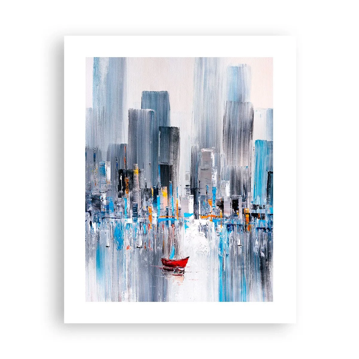 Poster - Metropole an der Bucht - 40x50 cm