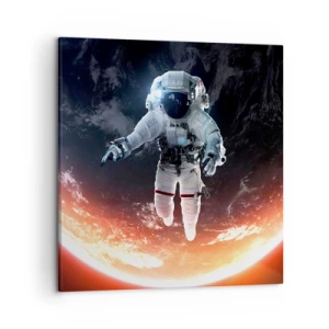 Bild auf Leinwand - Leinwandbild - Kann ich noch eine Weile bleiben? - 50x50 cm