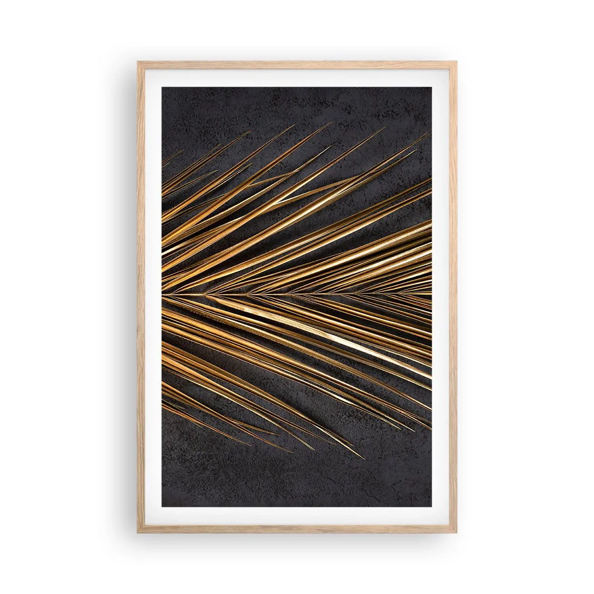 Poster in einem Rahmen aus heller Eiche - Das Gold der Tropen - 61x91 cm