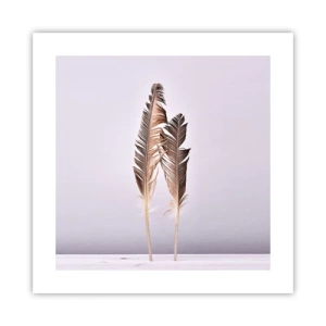 Poster - Gegen das Nichts - 40x40 cm