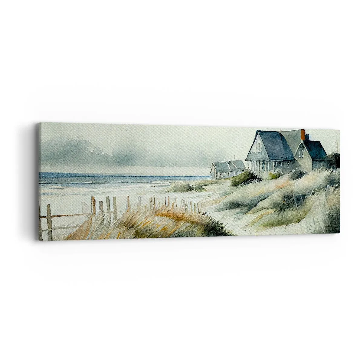 Bild auf Leinwand - Leinwandbild - Abseits vom Trubel - 90x30 cm