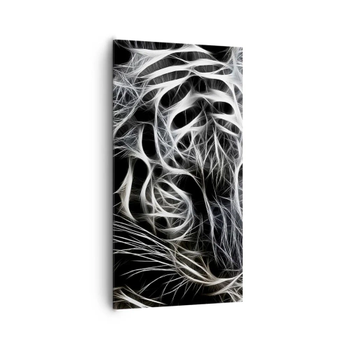 Bild auf Leinwand - Leinwandbild - Eine Studie über die Leichtigkeit der Katze - 65x120 cm