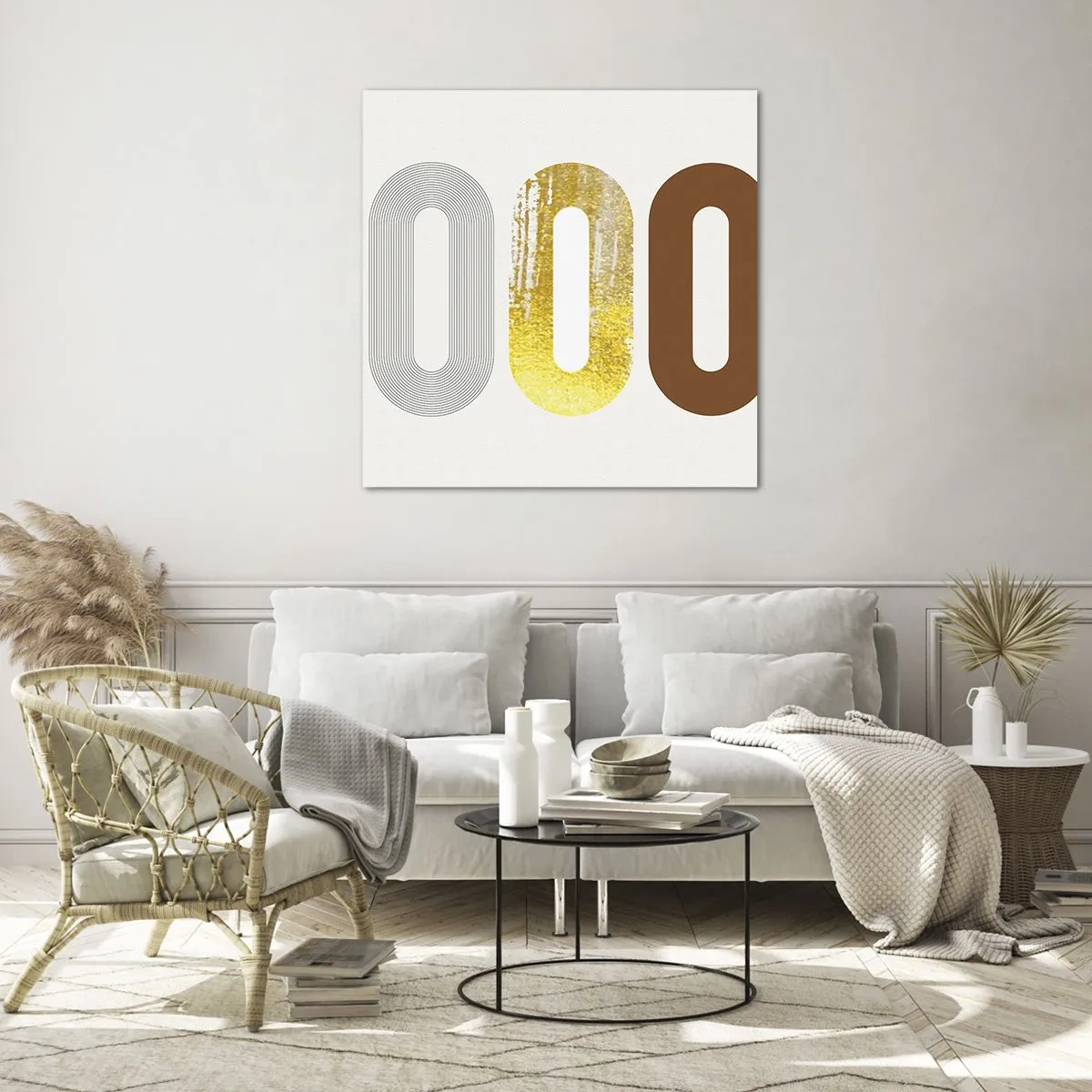 Glasbild - Bild auf glas - Oooh! - 40x40 cm