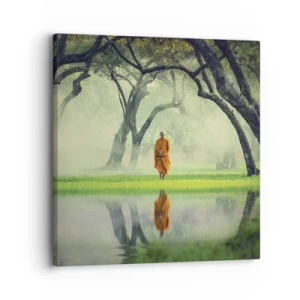 Bild auf Leinwand - Leinwandbild - Auf dem Weg zur Erleuchtung - 30x30 cm