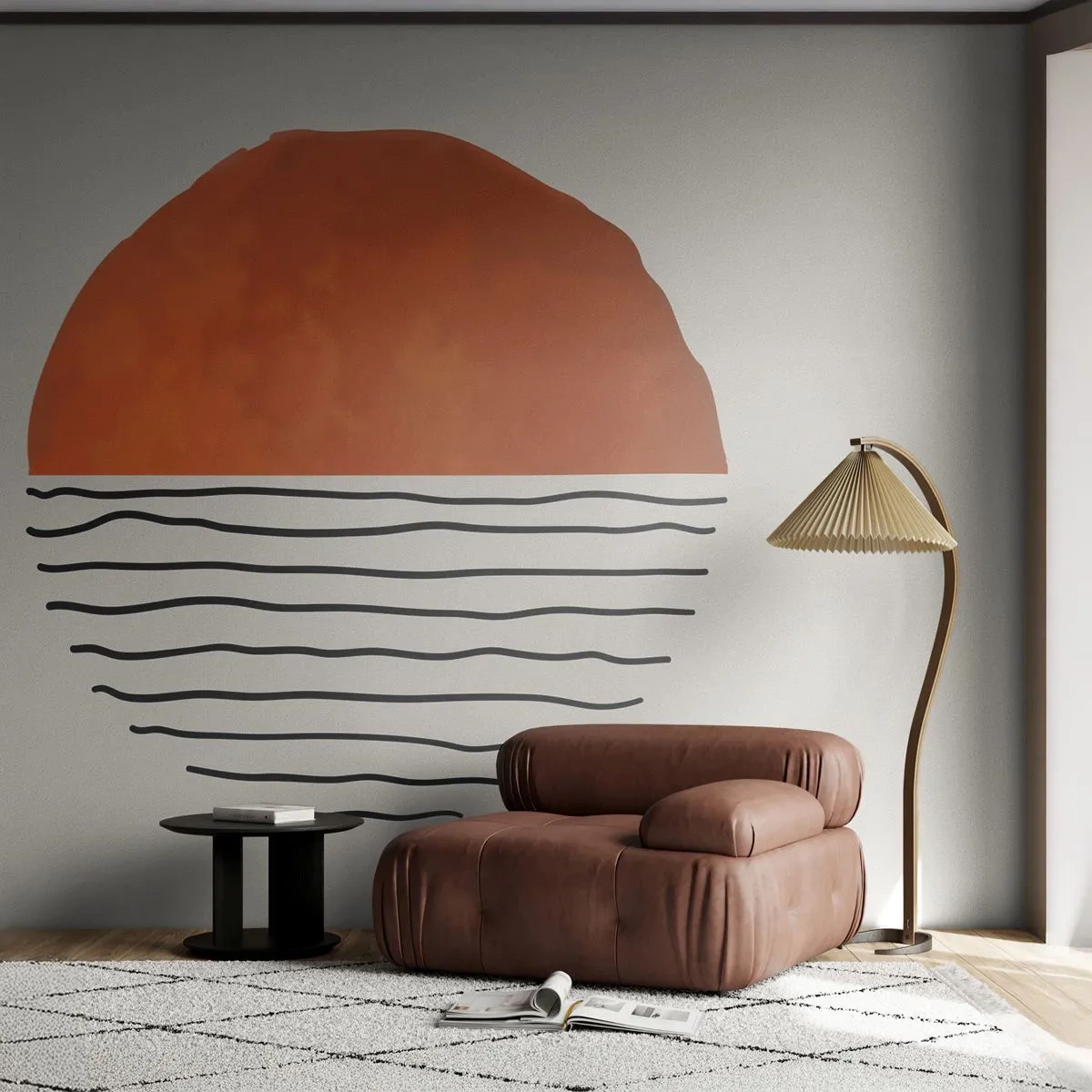 Fototapete Premium Canvas - Im japanischen Klima - Abstraktion, Stück, Minimalismus - 250x175 cm