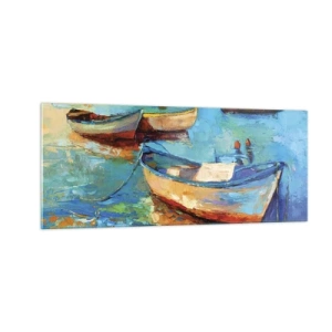 Glasbild - Bild auf glas - In der südlichen Bucht - 100x40 cm