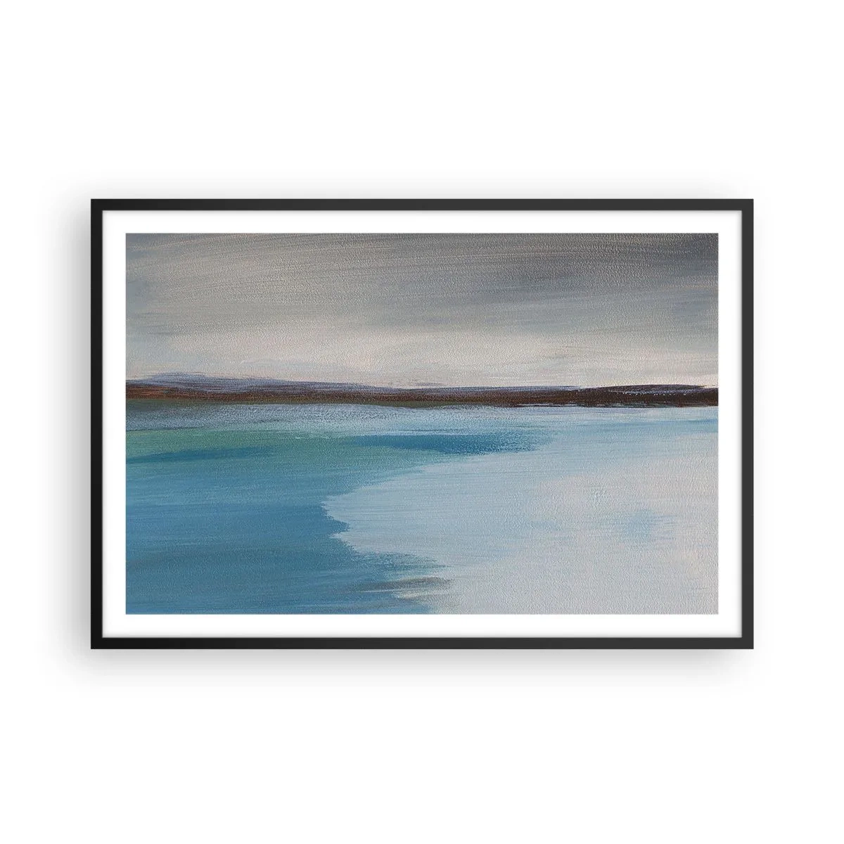 Poster in einem schwarzem Rahmen - Horizontale Landschaft - 91x61 cm