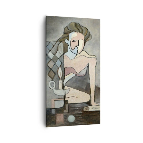 Bild auf Leinwand - Leinwandbild - Mosaik aus Geist und Materie - 55x100 cm