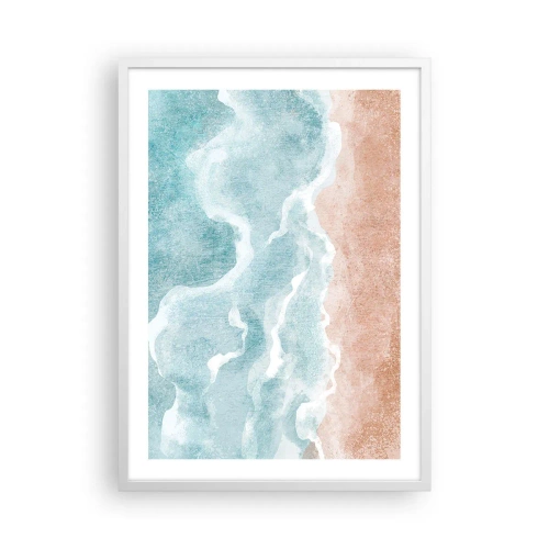 Poster in einem weißen Rahmen - Cloud-Abstraktion - 50x70 cm