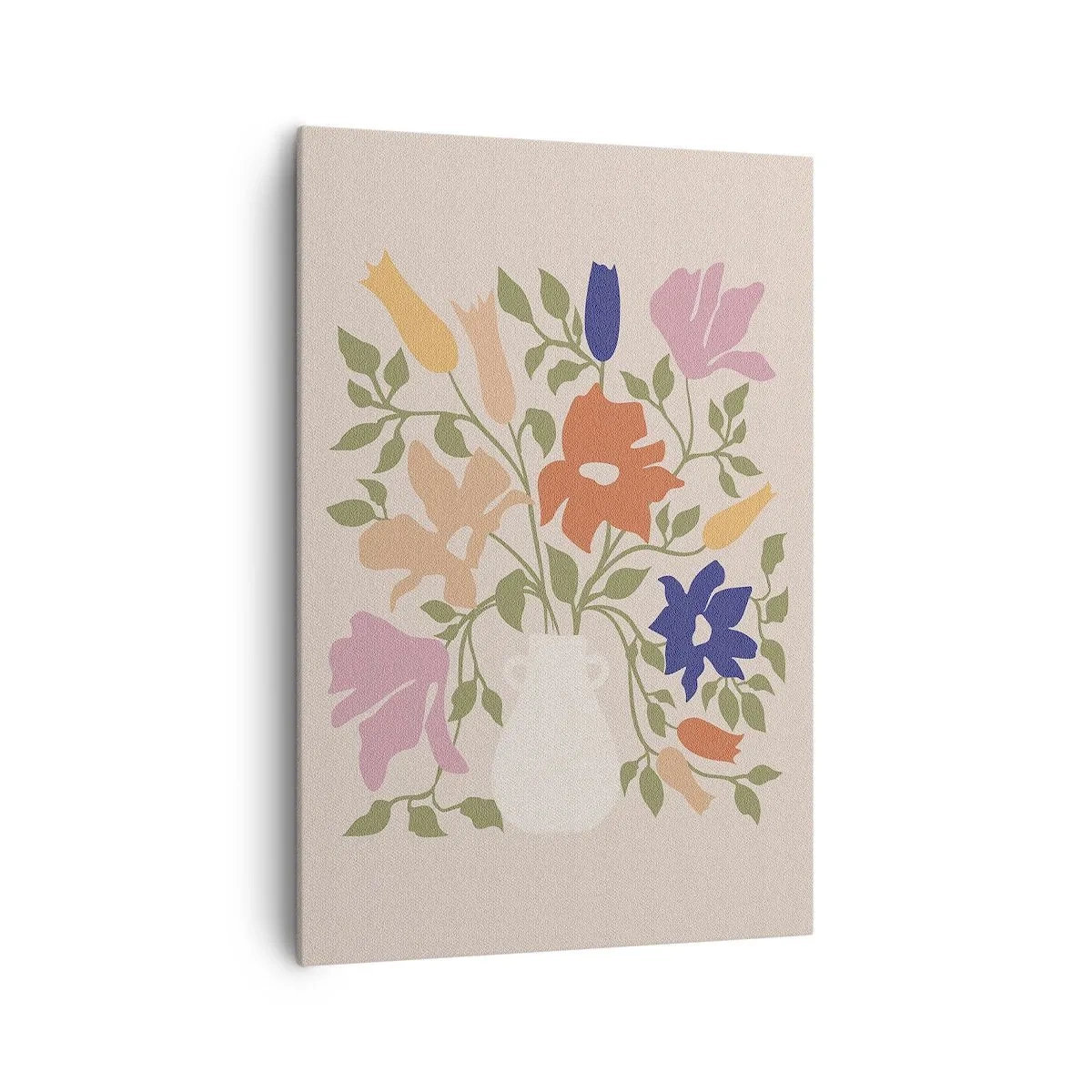 Bild auf Leinwand - Leinwandbild - Zartes Bouquet - 70x100 cm