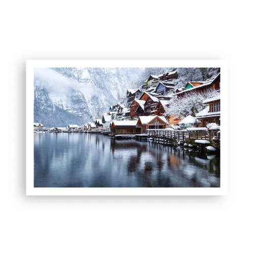 Poster - In winterlicher Dekoration - 91x61 cm