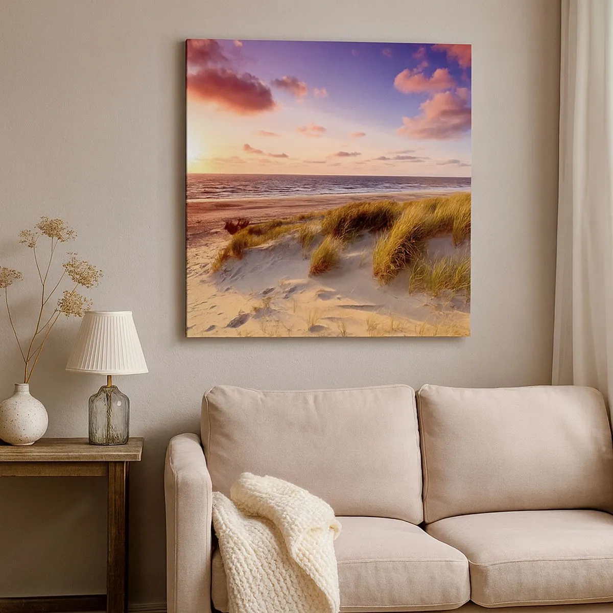 Bild auf Leinwand - Leinwandbild - Die Luft riecht schon im Sommer - 30x30 cm