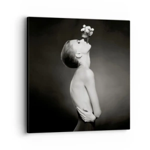 Bild auf Leinwand - Leinwandbild - Exzentrische Eleganz - 40x40 cm