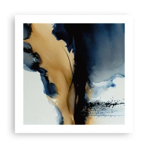 Poster - Hinter dem Vorhang - 50x50 cm