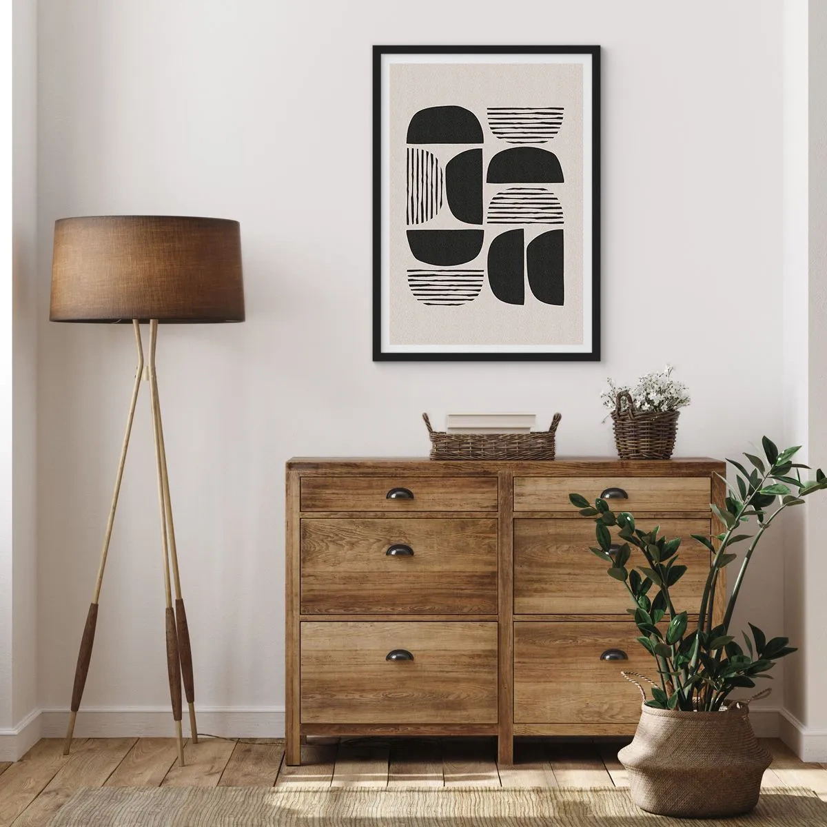 Poster in einem schwarzem Rahmen - Halbherzige Deals - 40x50 cm