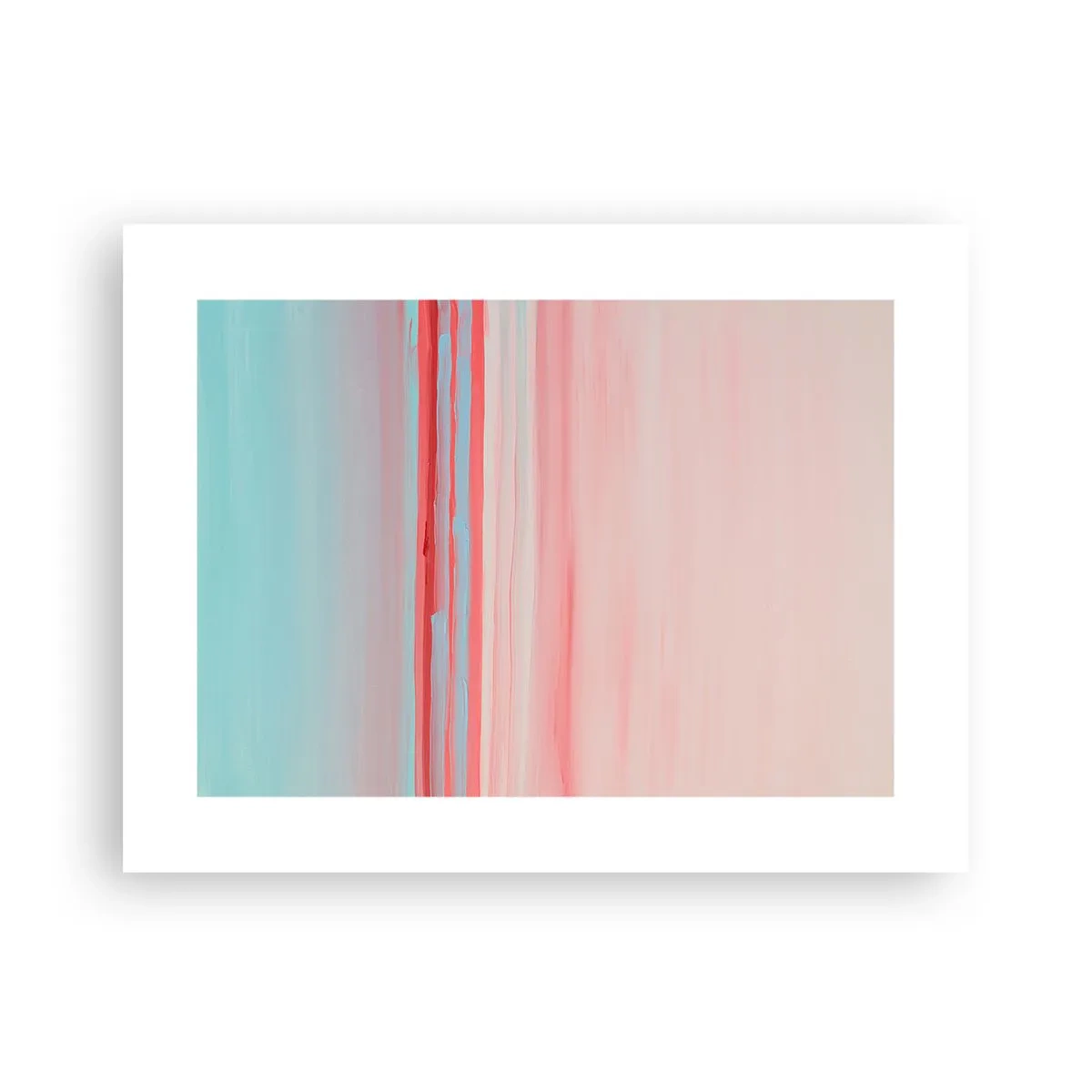 Poster - Abstraktion im Morgengrauen - 40x30 cm