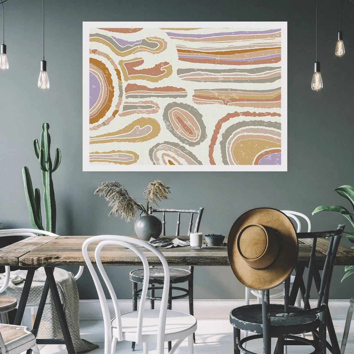 Poster - Bunte Querschnitte - 50x40 cm