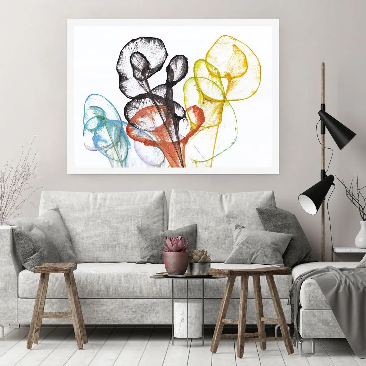 Poster - Blumen mit Seele - 70x50 cm