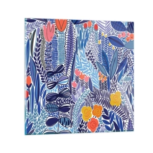 Glasbild - Bild auf glas - Hawaiianischer Garten - 40x40 cm