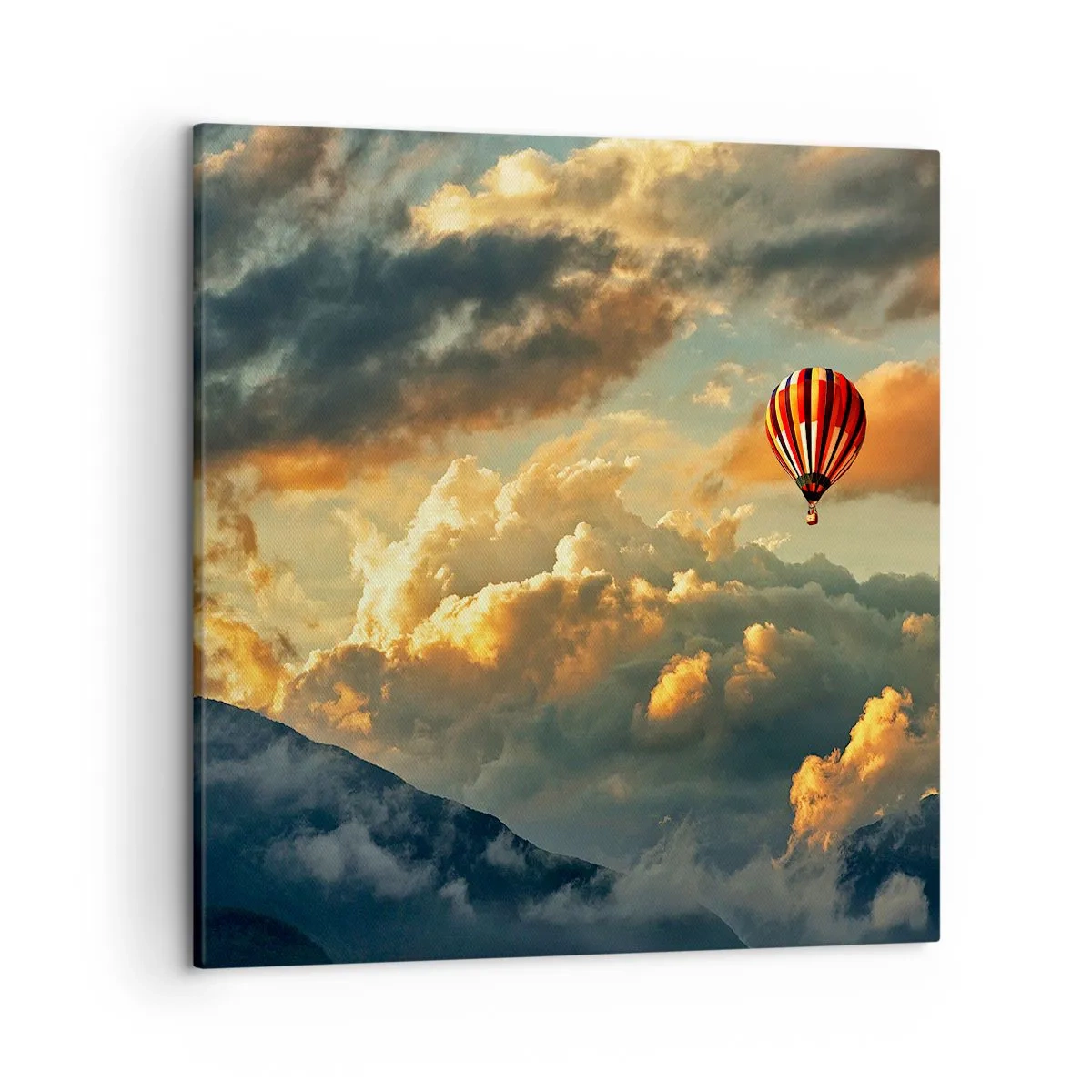 Bild auf Leinwand - Leinwandbild - Ich fliege, weil ich es will - 50x50 cm