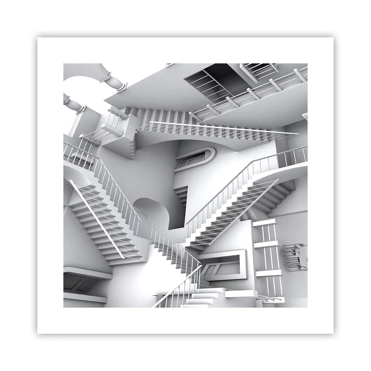 Poster - Die Paradoxien des Weltraums - 40x40 cm