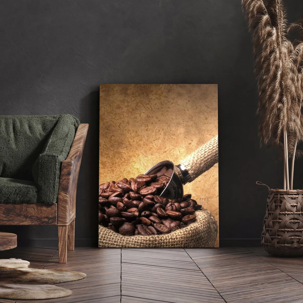 Bild auf Leinwand - Leinwandbild - An der Quelle des Geschmacks - 45x80 cm